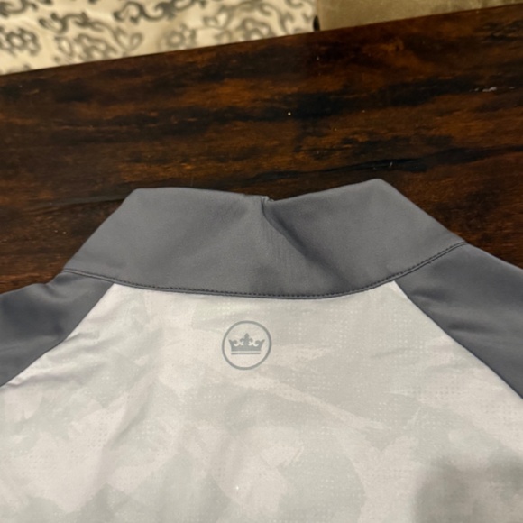 Peter Millar Men's Medium Gale Grey/Iron Merge Hybrid Jacket MSRP $245 - Picture 8 of 11